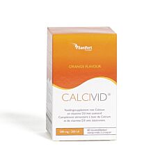 Calcivid 500mg/200IE Orange 60 Comprimés à Croquer