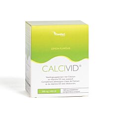 Calcivid 500mg/400IE Lemon 168 Comprimés à Croquer