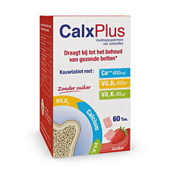 CalxPlus Fraise - 60 Comprimés