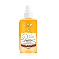 Vichy Capital Soleil Zonbeschermend Water SPF50 - Optimale Bruine Teint - 200ml