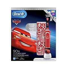 Oral-B Cars D100 Brosse à Dents Electrique Enfants 3+ ans 1 Pièce + Etui de Voyage GRATUIT