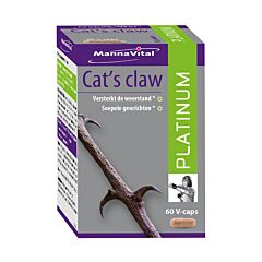 MannaVital Cat's Claw Platinum 60 V-Caps