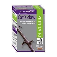 MannaVital Cats Claw Platinum 60 V-Capsules