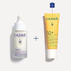 Caudalie Vinoperfect Kit d'Avantages Anti-Tâches Sérum 30ml + Vinosun Protect IP50+ Fluide 20ml