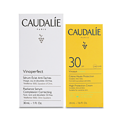 Caudalie Vinoperfect Set Sérum Anti-Taches 30ml + Crème Solaire IP50 25ml