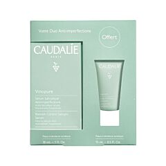 Caudalie Vinopure Serum 30ml + GRATIS Matterende Fluide 15ml