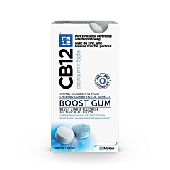 CB12 Boost Chewing-Gum Au Xylitol - Strong Mint - 10 Pièces