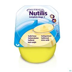 Nutricia Nutilis Complete Stage 2 Vanille Pot 4x125g