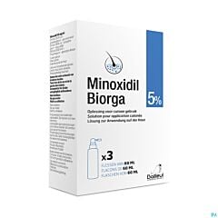 Minoxidil Biorga / Biorga 5% - 3x 60ml