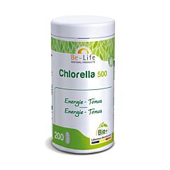 Be-Life Chlorella 500 Bio Energie & Tonus 200 Comprimés