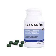 Pranarôm Chlorella 500mg Micro-Algues 200 Comprimés