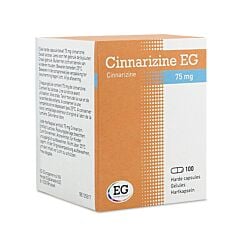 Cinnarizine EG 75mg 100 Gélules