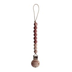 Mushie Fopspeenketting Cleo Redwood 1 Stuk