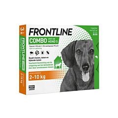 Frontline Combo Chiens S 2-10kg 3 Pipettes x 0,67ml