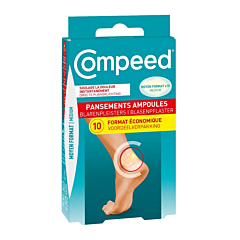 Compeed Pansement Ampoules Moyen - Format Economique 10 Pièces