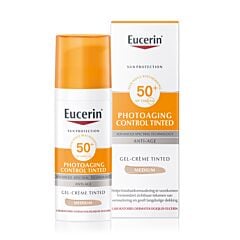 Eucerin Sun Photoaging Control IP50+ Gel-Crème Solaire - Medium Teintée - 50ml