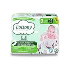 Cottony Katoenen Luiers - Maat 2 - 38 Stuks
