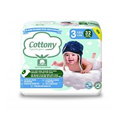 Cottony Katoenen Luiers - Maat 3 - 32 Stuks