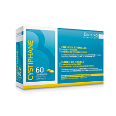 Cystiphane Biorga Cheveux & Ongles 60 Comprimés NF