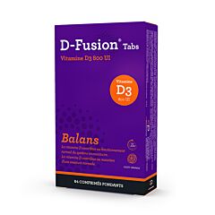 D-Fusion Tabs Balans Vitamine D3 800UI 84 Comprimés Fondants