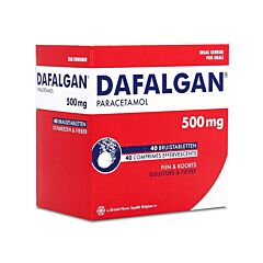 Dafalgan Adultes 500mg 40 Comprimés Effervescents