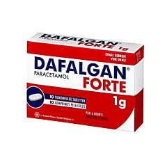 Dafalgan Forte Adultes 1g 10 Comprimés Pelliculés