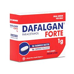 Dafalgan Forte Adultes 1g 16 Comprimés Pelliculés