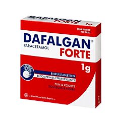 Dafalgan Forte Adultes 1g 8 Comprimés Effervescents