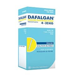 Dafalgan Pediatrie Siroop 30mg/ml 150ml