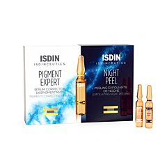 Isdin Isdinceutics Day & Night Anti-Vlekkenroutine Pigment Expert + Night Peel 2x10 Ampullen