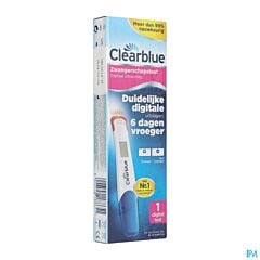 Clearblue Zwangerschapstest Digitaal Ultravroeg 1 Stuk