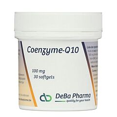 Deba Pharma Coenzyme Q10 100mg 30 Softgels