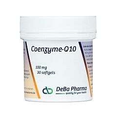 Deba Pharma Coenzyme Q10 100mg 30 Softgels