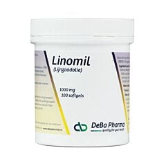 Deba Pharma Linomil 1000mg Huile de Lin 100 Softgels
