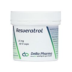 Deba Pharma Resveratrol 25mg 60 Capsules