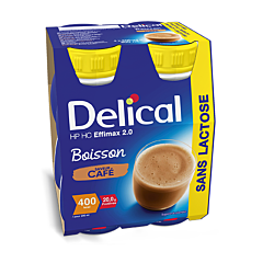 Delical Effimax 2.0 Café Bouteille 4x200ml