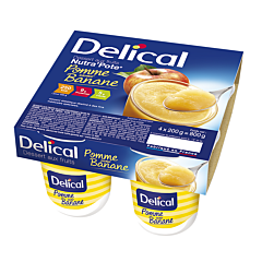 Delical Nutra'Pote Appel/ Banaan 4x125g