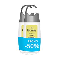 Dermalex Milde Douchecrème - Normale Huid 2x250ml Promo 2de -50%