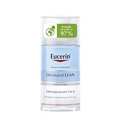 Eucerin DermatoCLEAN Démaquillant Yeux Waterproof Flacon 125ml