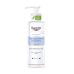 Eucerin DermatoCLEAN [Hyaluron] Lait Démaquillant Flacon Pompe 200ml