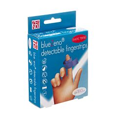 BlueZeno Detectable Fingerstrips 18x3cm 20 Pièces