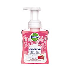 Dettol Douceur de Mousse Soft on Skin Antibactérien Rose & Fleur de Cerisier Flacon Pompe 250ml