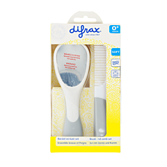 Difrax Set Brosse & Peigne Deluxe Bébé 0m+