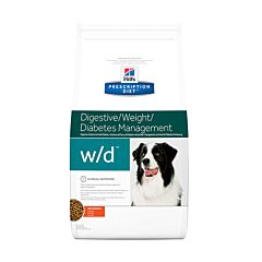 Hills Prescription Diet Digestive/ Weight/ Diabetes Management W/D Hondenvoer Kip 12kg 