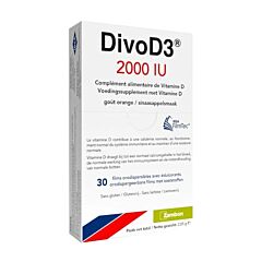 DivoD3 2000UI Vitamine D - Goût Orange - 30 Films Orodispersibles