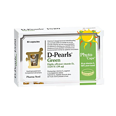 Pharma Nord D-Pearls Green 1520IU - 80 Gélules