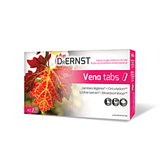 Dr Ernst Veno Tabs Jambes Légères Circulation Vigne Rouge & Marron dInde 42 Comprimés