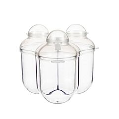 Difrax Boîte à 3 Compartiments pour Lait en Poudre 1 Pièce