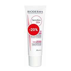 Bioderma Sensibio DS+ Crème Apaisante Assainissante Peaux Sensibles Tube 40ml PROMO -20%