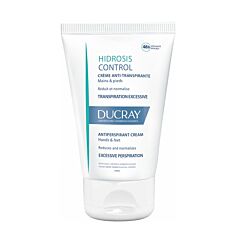 Ducray Hidrosis Control Crème Anti-Transpirante Visage, Mains & Pieds Tube 50ml